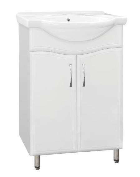 Тумба с раковиной Style Line Эко Волна 9-60 Байкал 60 белая 11430₽