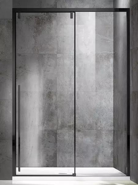 

Душевая дверь «Vincea» Lugano VDS-1L150CLB-1 150/195 прозрачная/чёрная