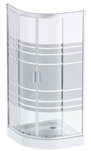 

Душевой угол-ограждение «Am.Pm» Tender W45G-301-090TM 90/90 прозрачный с рисунком/матовый хром без поддона