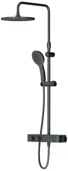 

Душевая система «Am.Pm» Inspire V2.0 F0750A422 с термостатом чёрная матовая
