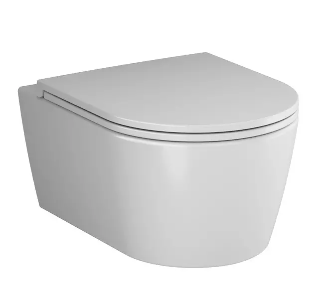 

Подвесной унитаз безободковый «Am.Pm» Func C8F1700SC белый с сиденьем дюропласт с микролифтом