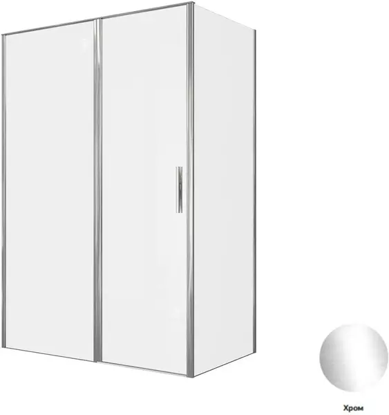 

Душевой угол-ограждение «Allen Brau» Priority 140/80 прозрачный/хром без поддона универсальный