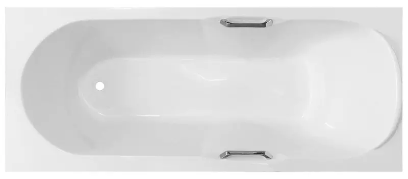 Ванна из литьевого мрамора «Эстет» Камелия 180/75 без опор без сифона белая
