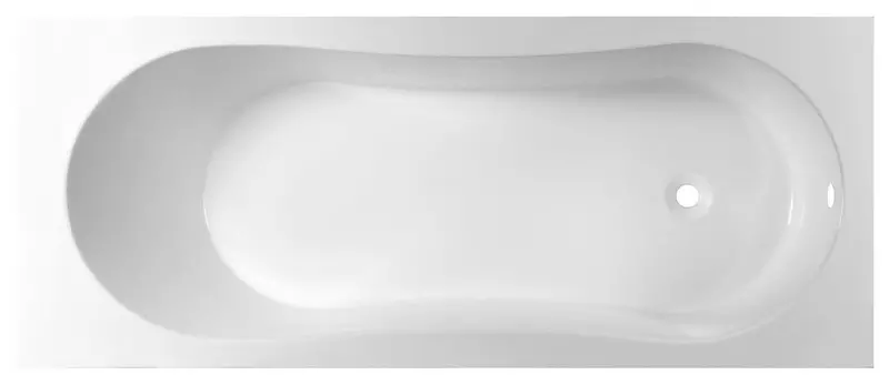 Ванна из литьевого мрамора «Эстет» Лаура 170/70 без опор без сифона белая