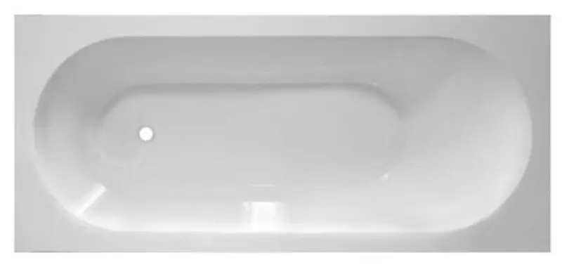 Ванна из литьевого мрамора «Эстет» Честер 170/75 без опор без сифона белая