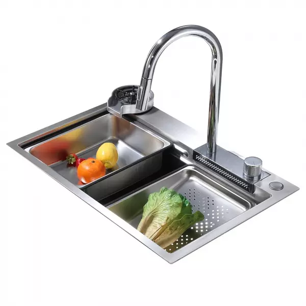 

Мойка для кухни «Abber» Wasser Kreis AF2194 нержавеющая сталь хром