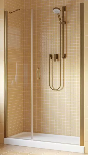 

Душевая дверь «Vegas Glass» EP-F-2 Lux 100/199,5 Crystalvision/бронза правая