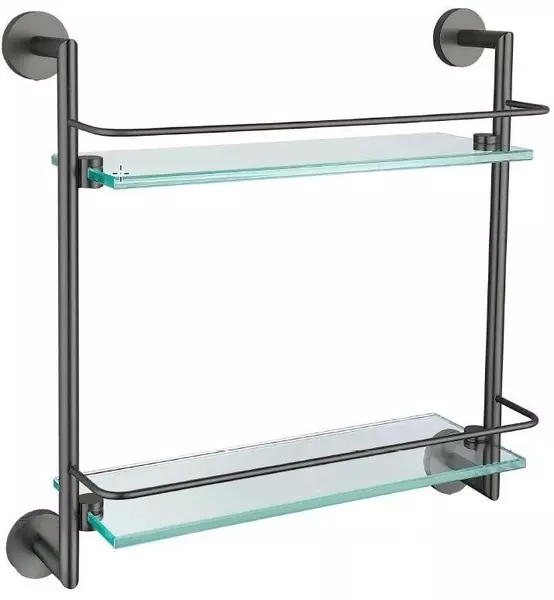 

Полка в ванну «Allen Brau» Priority 6.31015-MG на стену брашированный графит