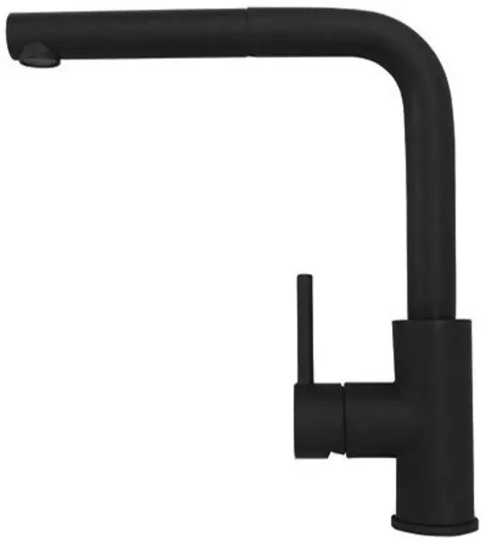 

Смеситель для кухонной мойки «Alveus» Zeos-P Monarch 1136505 с выдвижным изливом black matt