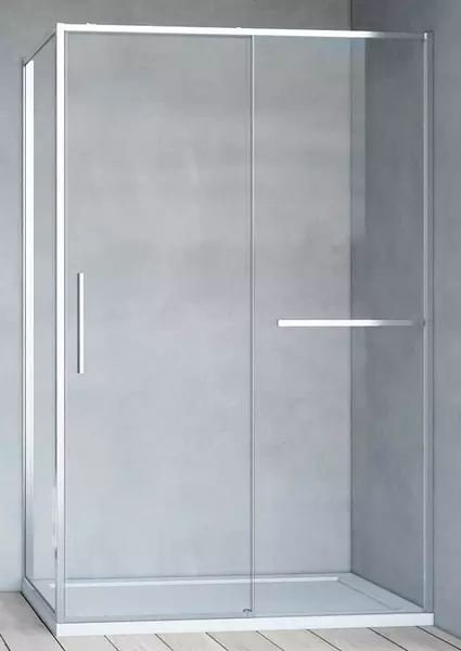 

Душевой угол-ограждение «Vincea» Slim Soft VSR-1SS8015CL 150/80 прозрачный/хром прямоугольный без поддона универсальный