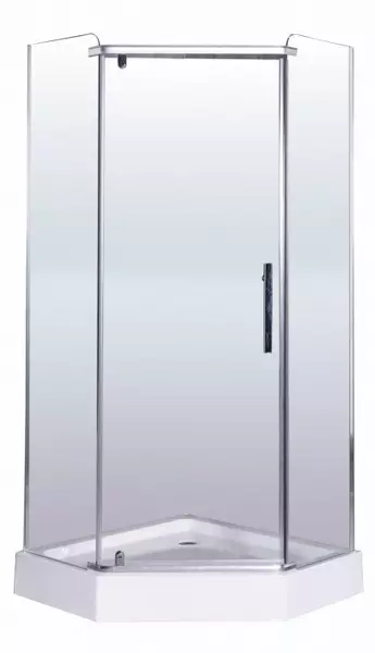 

Душевой угол-ограждение «Esbano» Esbano ESR-8160 90/90 прозрачный/хром многоугольный с поддоном универсальный