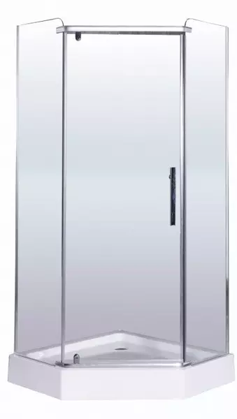 

Душевой угол-ограждение «Esbano» Esbano ESR-8170 100/100 прозрачный/хром многоугольный с поддоном универсальный