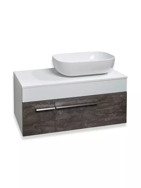 

Тумба с раковиной «Runo» Вудлайн 85 (Moduo 50 Square) подвесная крафтовый дуб