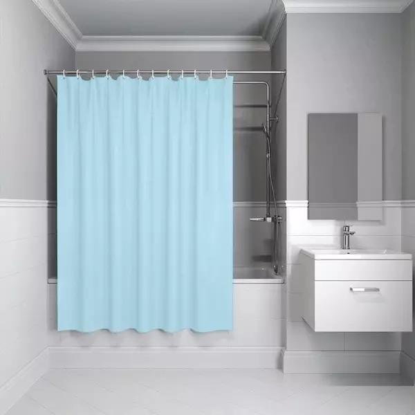 

Штора для ванной «Iddis» Promo P07PE18i11 180/200 голубая