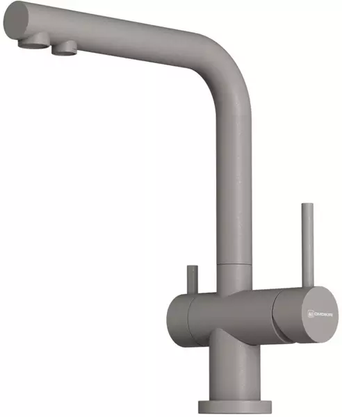 

Смеситель для кухни с подключением к фильтру «Omoikiri» Nagano P-GR leningrad grey