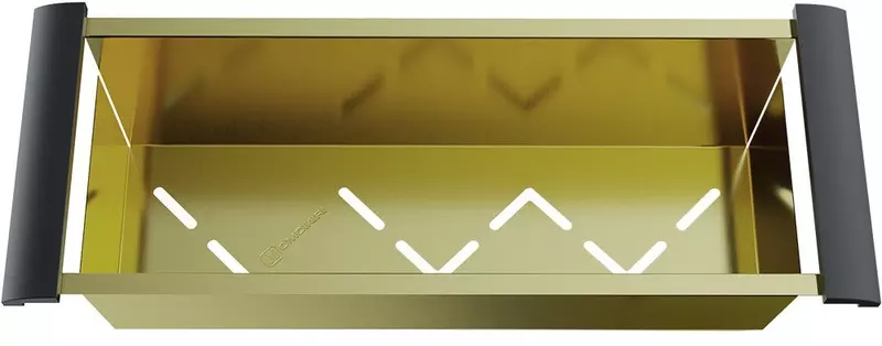 Коландер «Omoikiri» CO-04-LG на кухонную мойку светлое золото