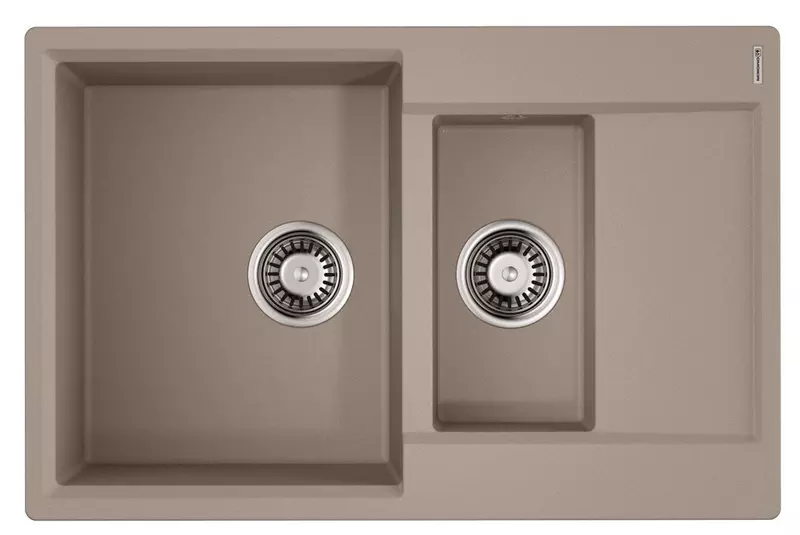 

Мойка для кухни «Omoikiri» Daisen 78/51 78-2T-SA 4993536 искусственный камень бежевая