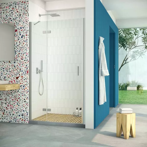 

Душевая дверь «Vegas Glass» AFP Retta 110/199,5 прозрачная/матовый хром левая