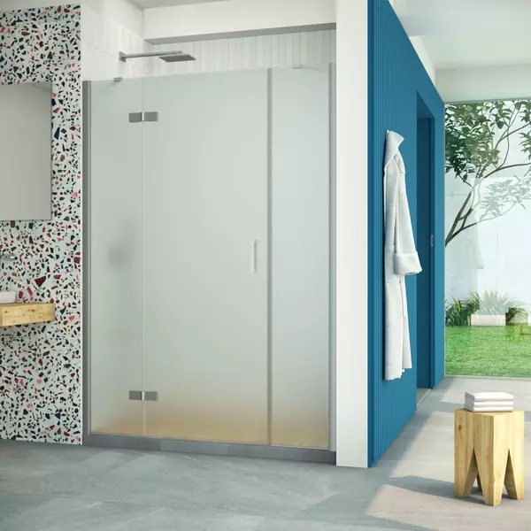 

Душевая дверь «Vegas Glass» AFP-F Retta 130/199,5 сатин/матовый хром левая