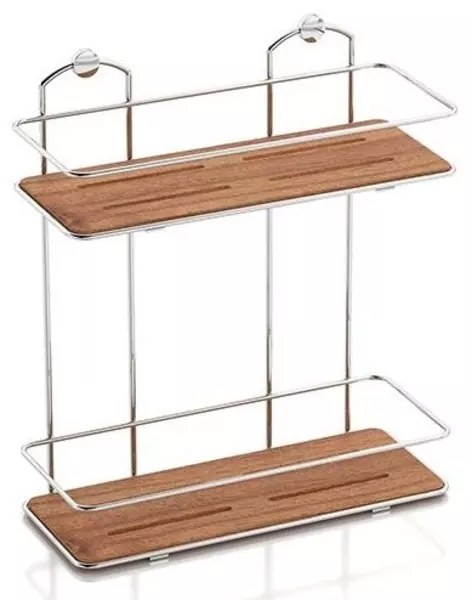 

Полка в ванну «Tekno-tel» BK076P на стену хром