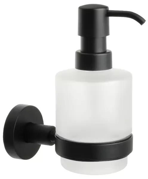 

Дозатор для мыла «Fixsen» Comfort Black FX-86012 на стену чёрный матовый