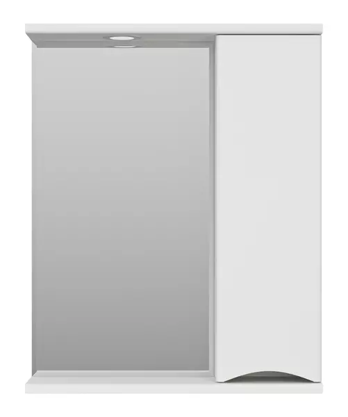 

Зеркало с шкафчиком «Misty» Атлантик 60 с подсветкой белый правый