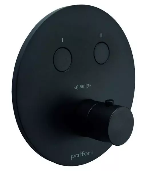

Внешняя часть смесителя «Paffoni» Compact Box CPT018NO чёрная матовая