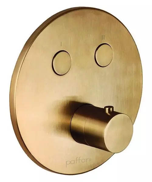 

Внешняя часть смесителя «Paffoni» Compact Box CPM018HGSP медовое золото брашированное