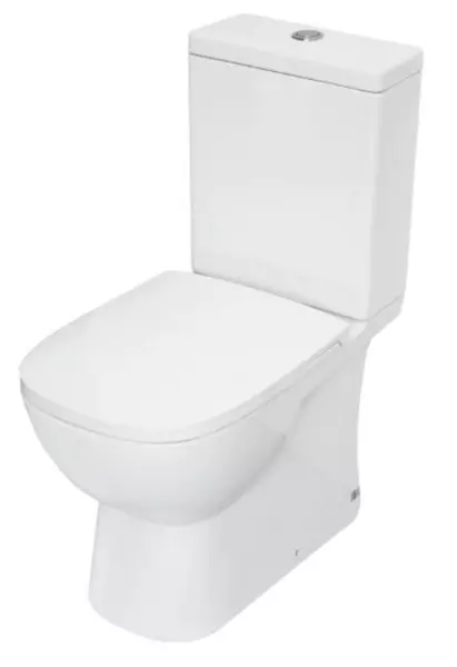 

Унитаз компакт «Sanita Luxe» Quadro Slim WC.CC/Quadro/2-SlimDM/WHT.G/S1 белый с сиденьем дюропласт с микролифтом белое