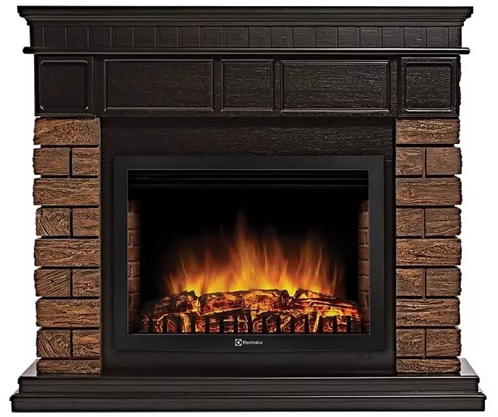 

Портал «Firelight» Bricks Wood 30 камень темный/ венге, Каменный дуб