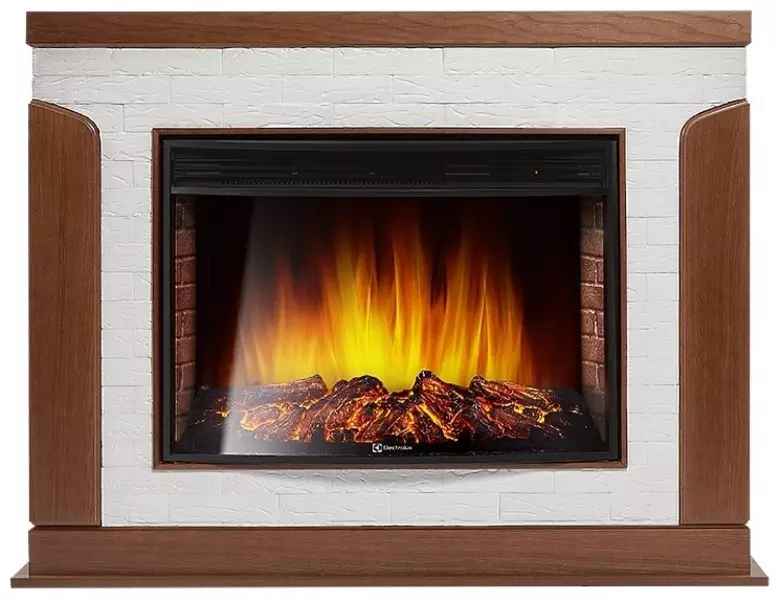 

Портал «Firelight» Prestigio 30 камень белый/дуб