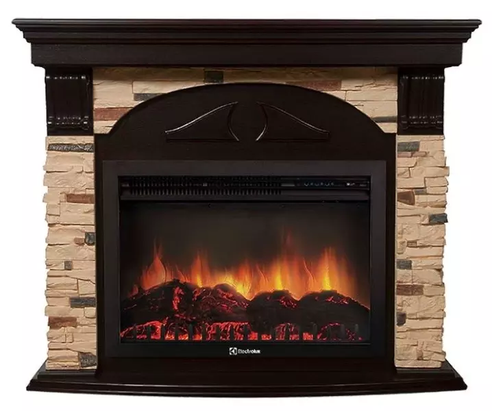 

Портал «Firelight» Torre 25S камень сланец натуральный/темный дуб