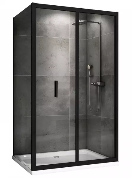 

Душевой угол-ограждение «Abber» Sonnenstrand AG07120B-S90B 120/90 прямоугольный прозрачный/чёрный без поддона универсальный