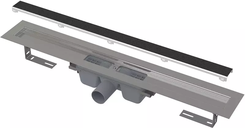 Душевой лоток AlcaPlast Marble APZ15S-550 APZ15S-550 боковой выпуск под плитку 44004₽