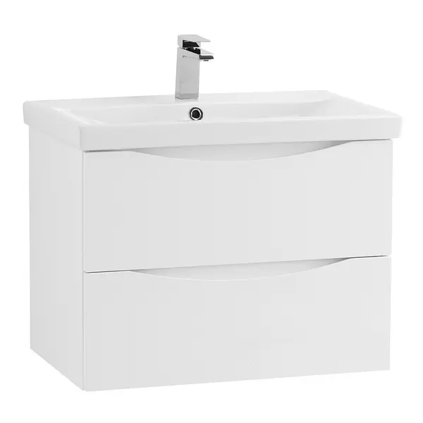 

Тумба с раковиной «Belbagno» Marino 70 (BB-0321-70-LVB) подвесная Bianco Lucido