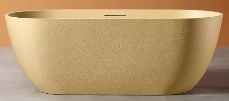 

Ванна из искусственного камня «Abber» Frankfurt 170/75 AM9941MS с каркасом с сифоном песочная матовая