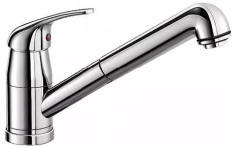 

Смеситель для кухонной мойки «Blanco» Daras-S-F 521752 с выдвижным изливом хром