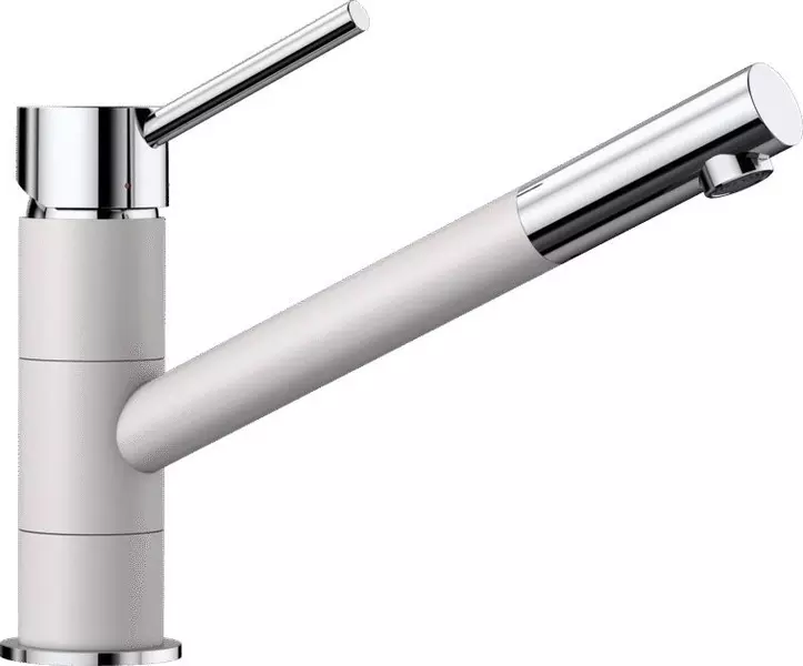 

Смеситель для кухонной мойки «Blanco» Kano 525030 хром/белый