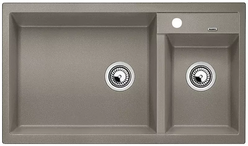 

Мойка для кухни «Blanco» Metra 9 86/50 искусственный камень серый беж левая