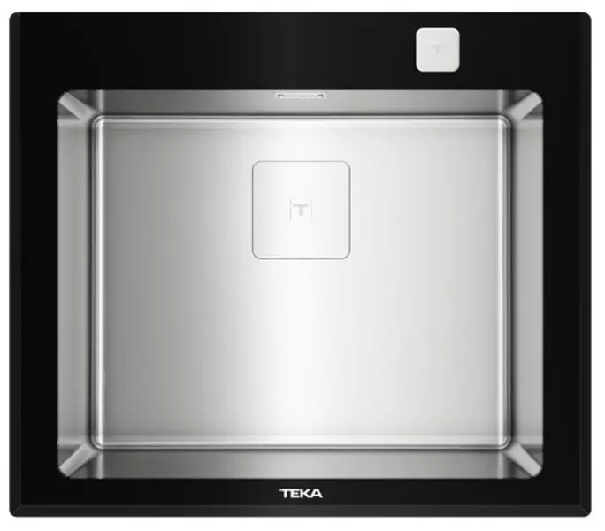 

Мойка для кухни «Teka» Diamond RS15 1B 60/52 нержавеющая сталь/стекло чёрное