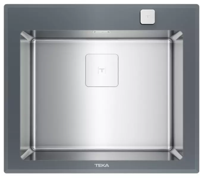 Мойка для кухни «Teka» Diamond RS15 1B 60/52 нержавеющая сталь/стекло серый камень