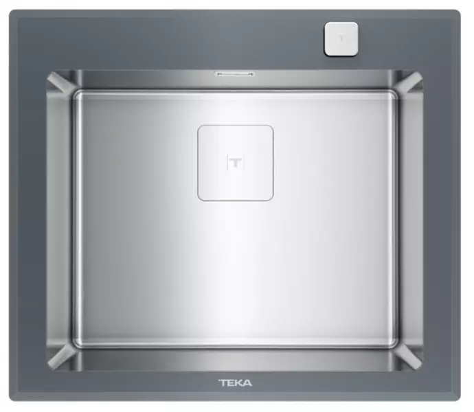 

Мойка для кухни «Teka» Diamond RS15 1B 60/52 нержавеющая сталь/стекло серый камень