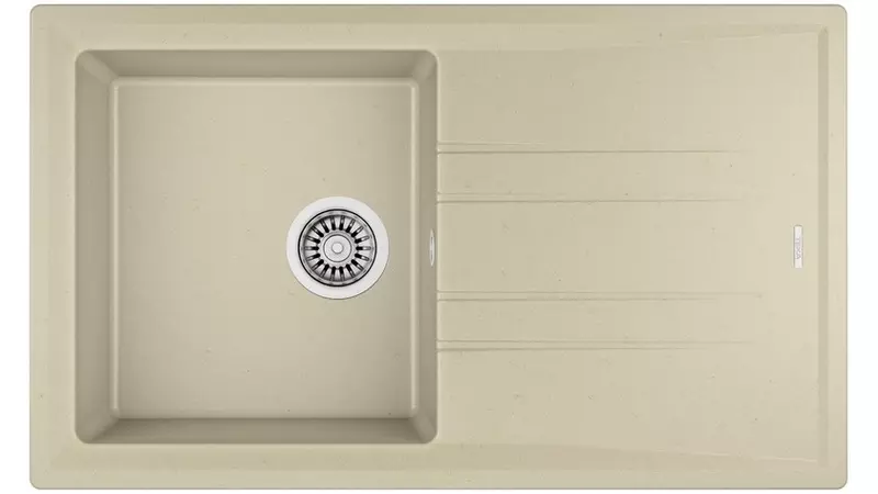 

Мойка для кухни «Teka» Stone 50 B-TG 1B 1D 86/51 искусственный камень топаз бежевый универсальная
