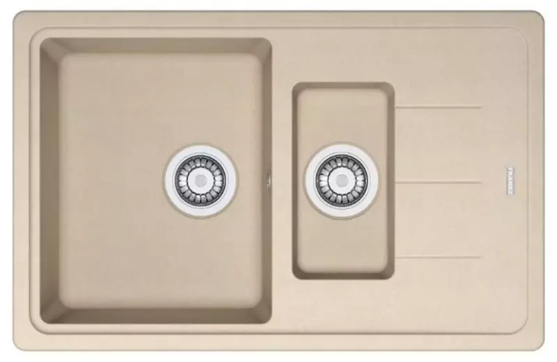 

Мойка для кухни «Franke» Basis BFG 651-78 78/50 114.0280.885 искусственный камень бежевый
