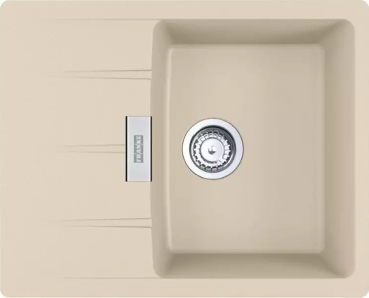 

Мойка для кухни «Franke» Centro CNG 611-62 62/50 114.0639.679 искусственный камень бежевый