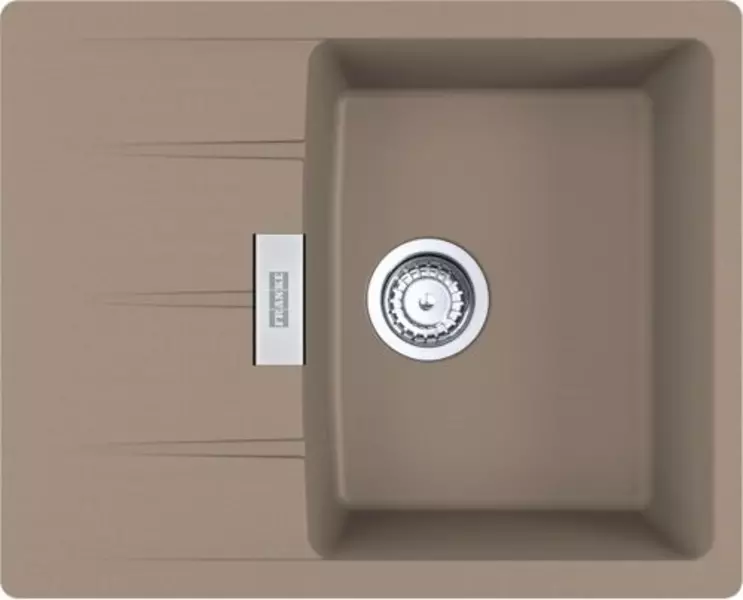 

Мойка для кухни «Franke» Centro CNG 611-62 62/50 114.0639.680 искусственный камень миндаль