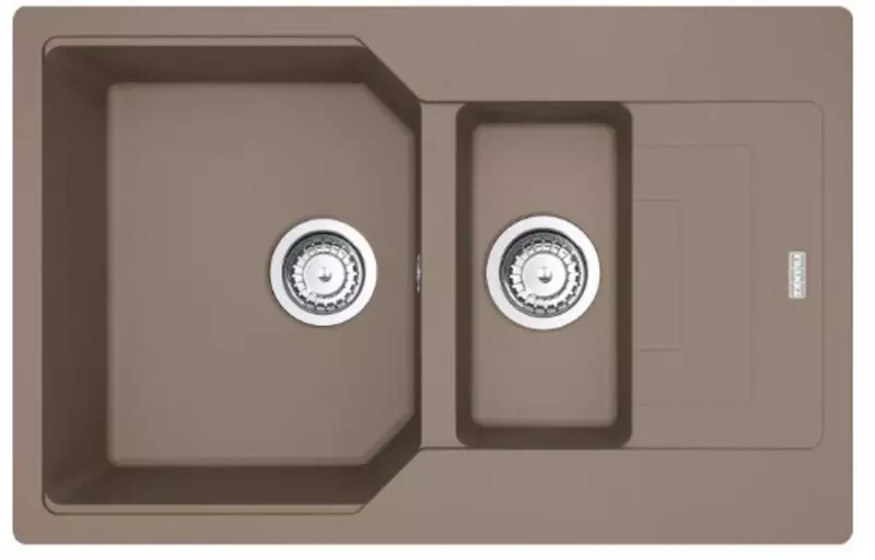 

Мойка для кухни «Franke» Urban UBG 651-78 78/50 114.0595.469 искусственный камень миндаль