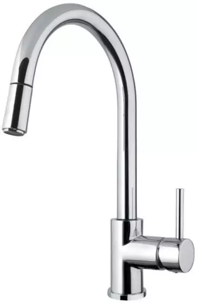 

Смеситель для кухонной мойки «Alveus» Vela-P CHR 1132183 с выдвижным изливом хром