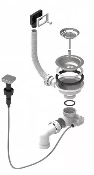 Выпуск для мойки «Alveus» QM 114 PP Pop Up хром