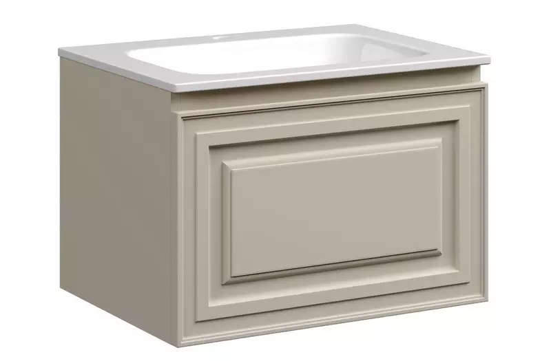 

Тумба с раковиной «Sancos» Very 59 (Element 61/46) подвесная Beige Soft